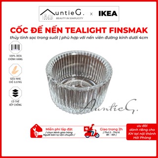 đế để nến viên finsmak ikea chính hãng