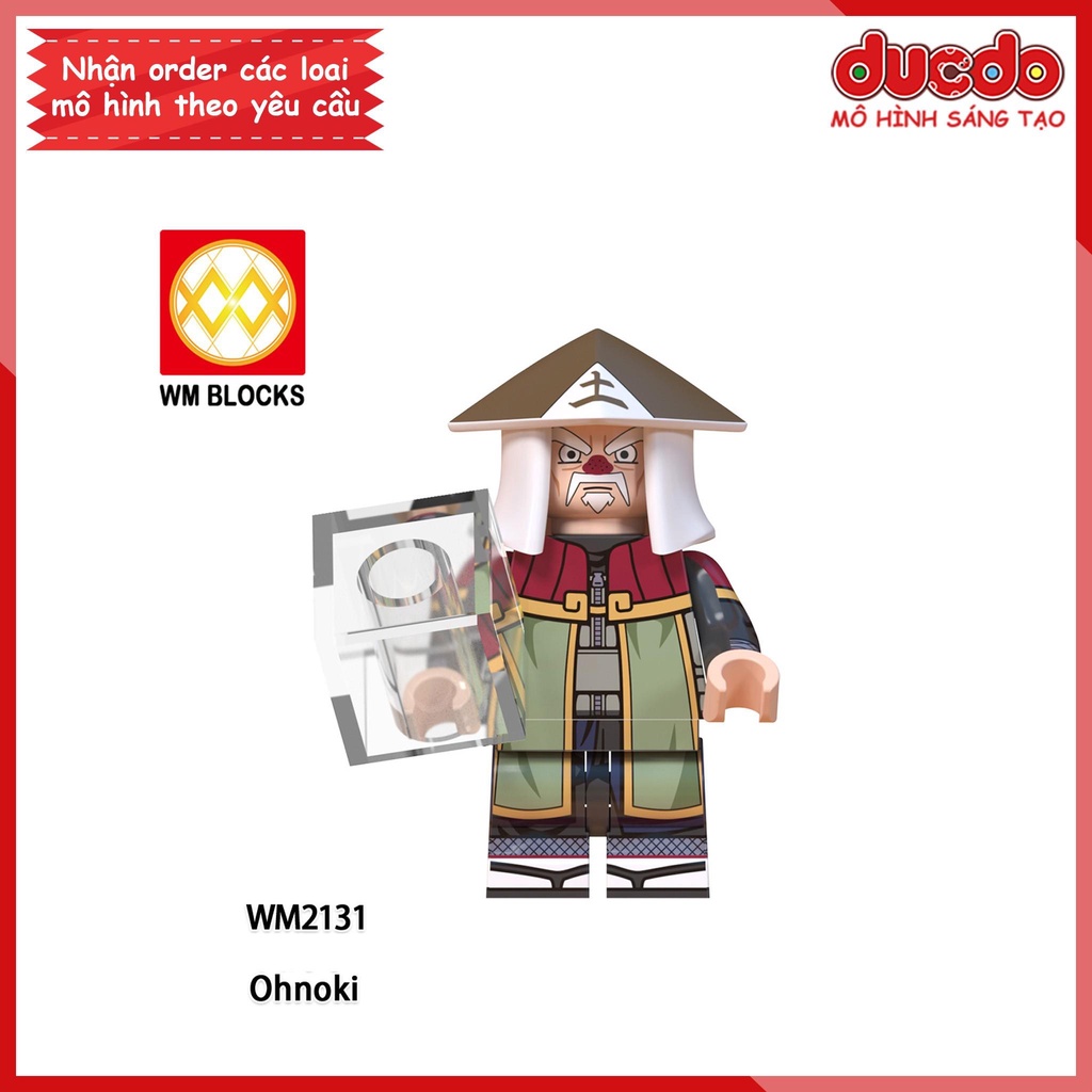 Minifigures các nhân vật trong Naruto Hokage Asuma Kurenai - Đồ chơi Lắp ghép Xếp hình Mô hình Mini WM WM6111