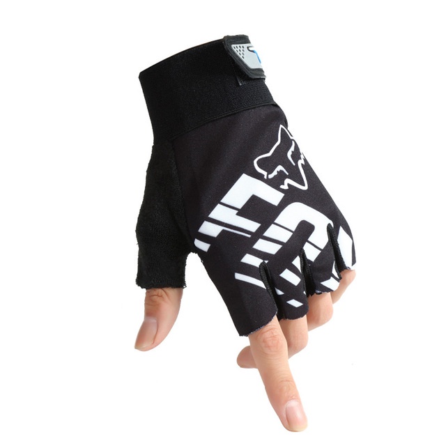 Găng Tay Nửa Ngón Lái Xe Mô Tô 21 Màu One Size