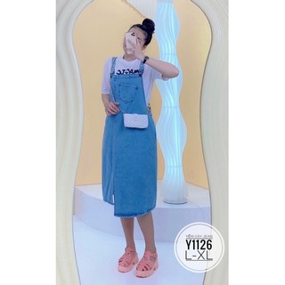 BIGSIZE Yếm váy jean Y1126