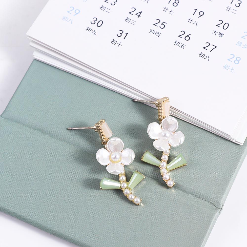 SOMEDAYZL Khuyên Tai Thả Lủng Lẳng Phong Cách Hàn Quốc Thời Trang Cho Nữ