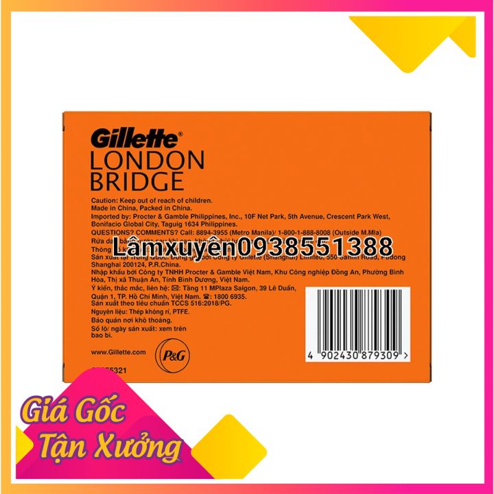 LẺ HỘP NHỎ 10 lưỡi Dao lam GILLETTE CAM 🥰🥰 siêu bén chất lượng cao cấp cho baber shop ,chuyên dụng .