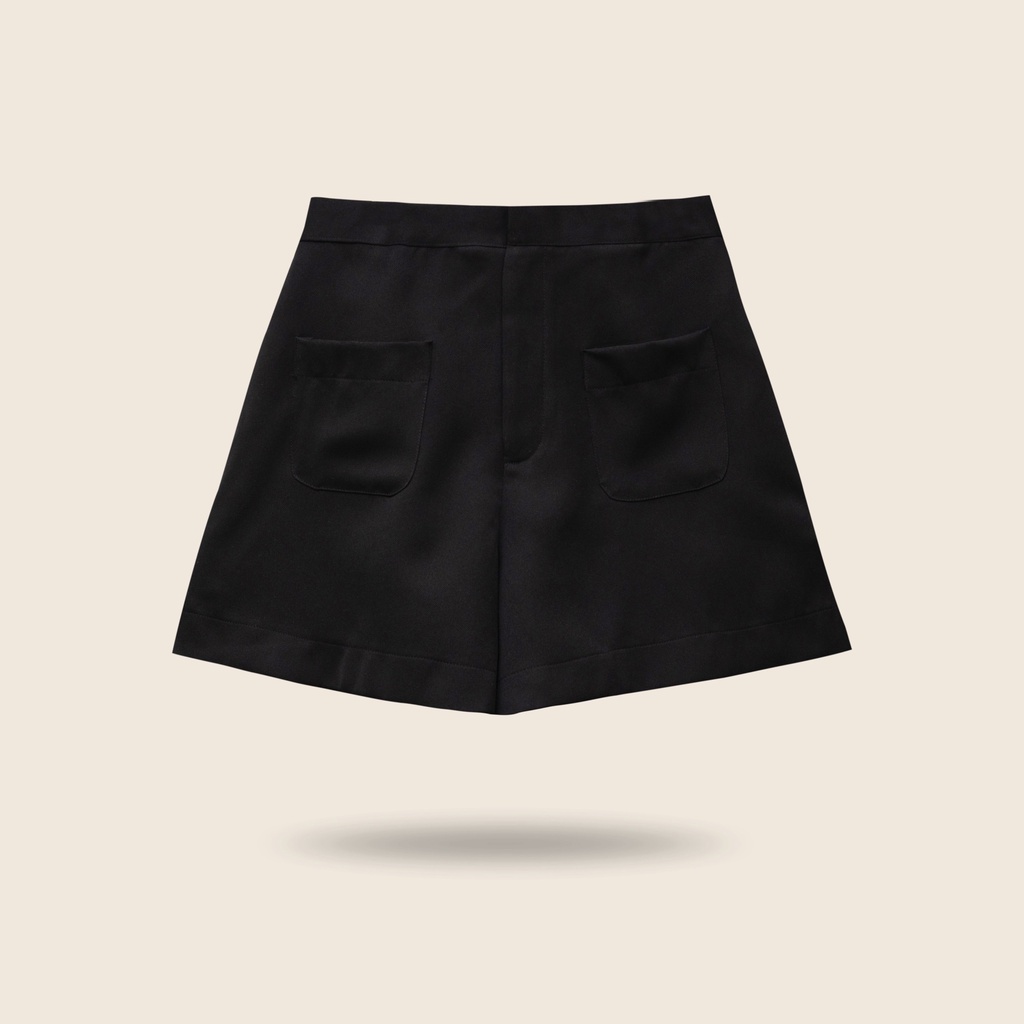 Quần Đùi Phối Túi - Đen [Q002 - Senbe Clothing]