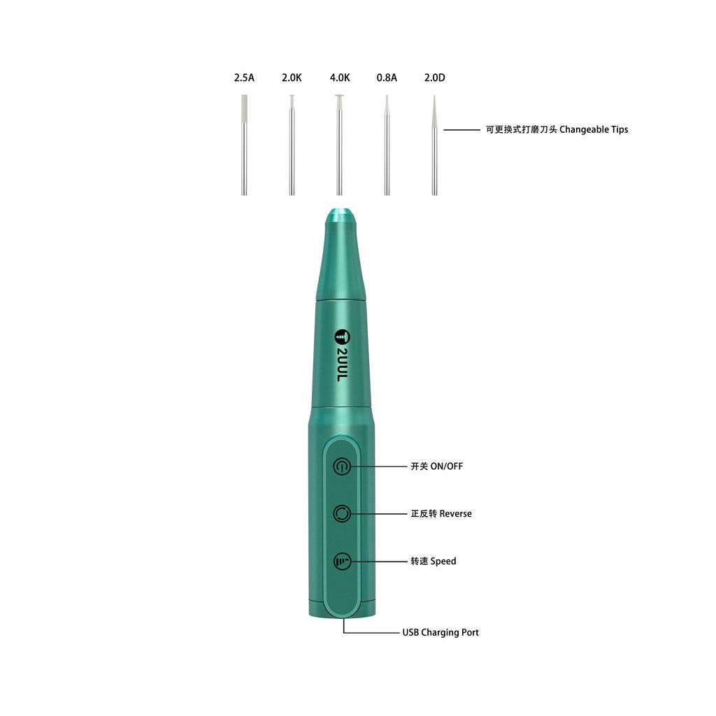Máy mài bút cầm tay Mini 2UUL DA81 có pin sạc lại