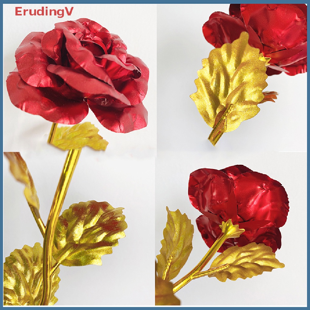 Hoa Hồng Vàng 24K Bằng Nhựa Dùng Trang Trí Đám Cưới