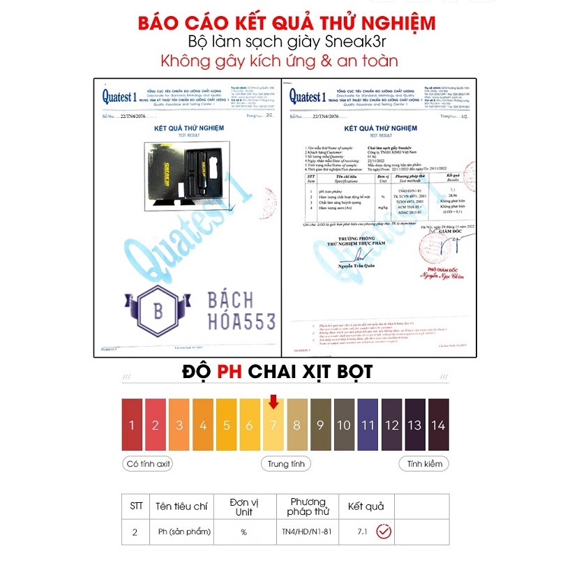 Chai xịt bọt làm sạch giày cao cấp Sneak3r 280ml