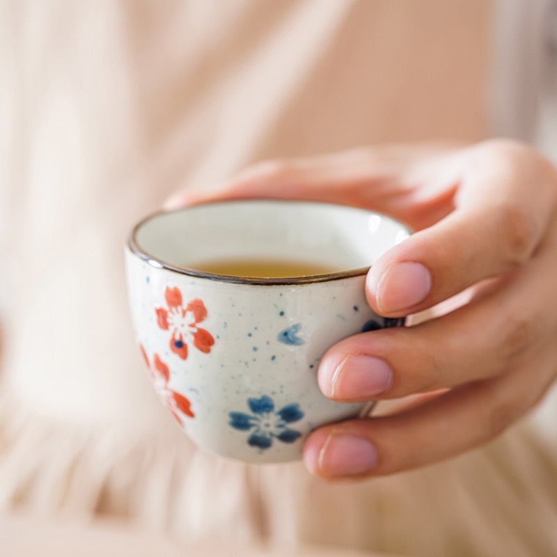 Set Ấm Trà Hoa Đào  - Phong cách Vintage