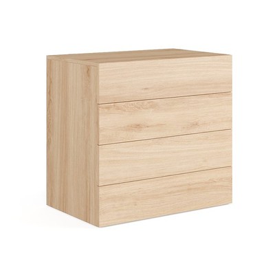 NOVA, Tủ đựng đồ lưu trữ 4 ngăn kéo size nhỏ DRA_035, 76x48x72cm, tủ gỗ Scandi Home