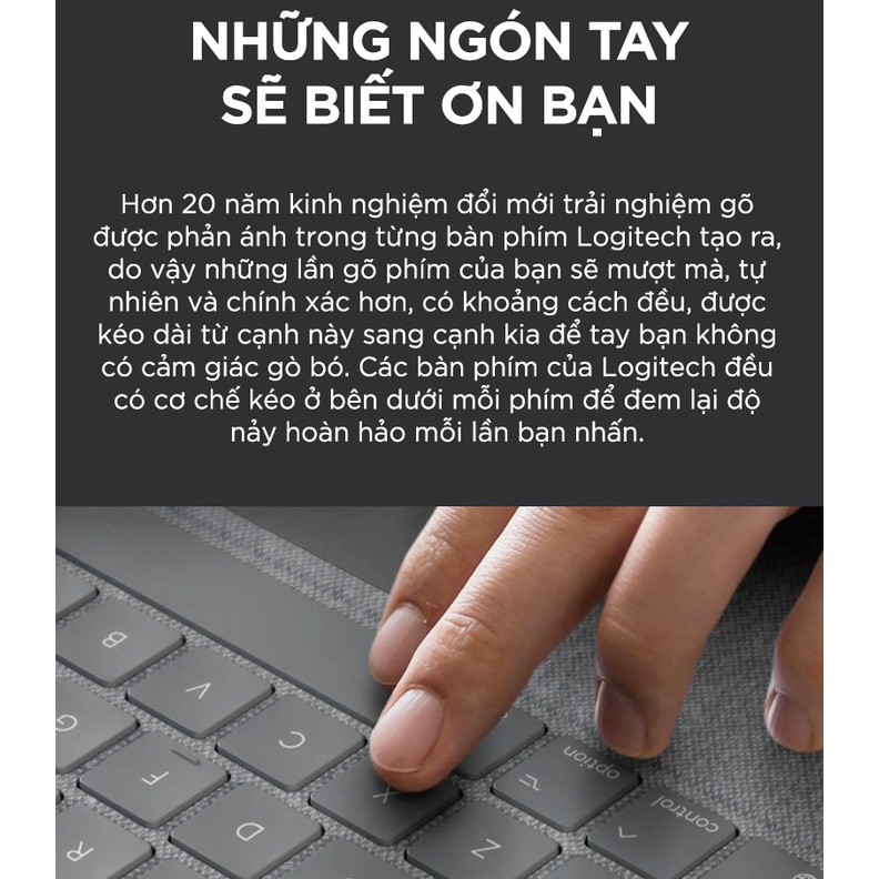 Bao Da Kèm Phím Logitech Combo Touch Ipad Gen 10  | Hàng Chính Hãng | BH 12T | Mimax Store