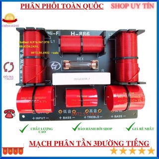 Mạch phân tần 3 loa ( 2 BASS 1 TREBLE) 886- Dùng loa sân khấu- GIÁ 1 MẠCH ---ĐIỆN TÍN
