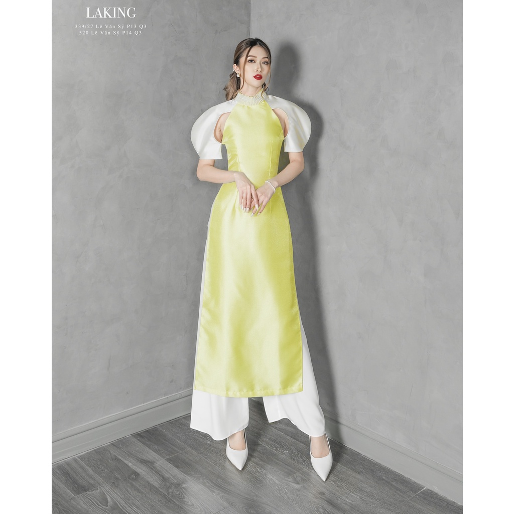 Quần áo dài trắng kem Laking House