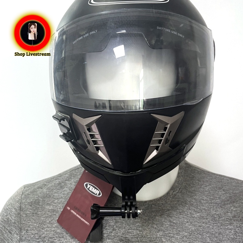 Mount dán cằm mũ bảo hiểm fullface dùng cho điện thoại - dùng miếng dán keo