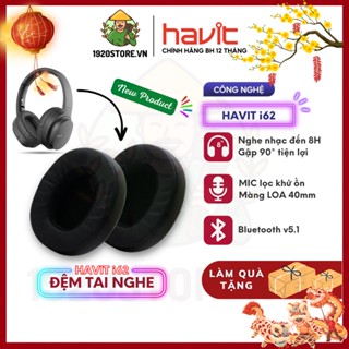 【Giao Hỏa Tốc 1 Cặp Đệm Thay Thế Tai Nghe Headphone Tai Nghe Bluetooth Chụp Tai HAVIT i62, HAVIT H630BT