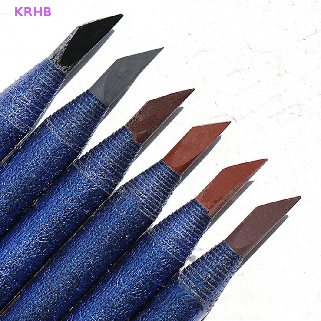 1 Bút Kẻ Lông Mày 6 Màu Chống Nước Tiện Dụng