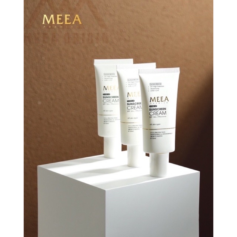 Kem chống nắng MeeA Organic chính hãng, nâng tông mỏng nhẹ - Kem chống nắng SPF50+ PA+++++ 50ml