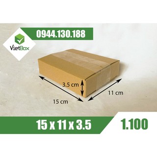 Combo 40 hộp carton 15x11x3,5