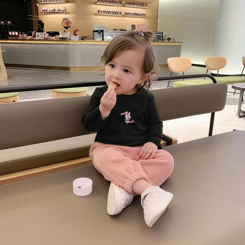 Quần Cotton Nhung Dày Dặn Giữ Ấm Mùa Thu Và Mùa Đông Kiểu Dáng Mới Dành Cho Bé Trai Và Bé Gái