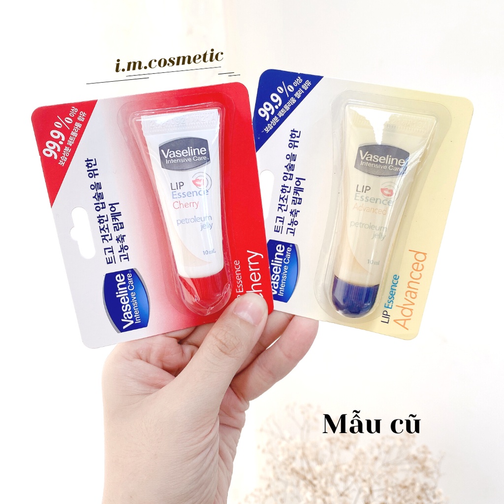 Vaseline dưỡng môi dạng tuýp vaseline lip essence 10ml