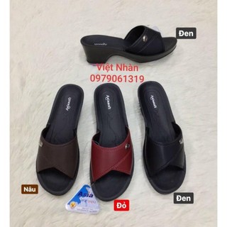 Dép bà quai ngang chính hãng ASIA chất liệu da PU êm mềm, chống trơn trượt