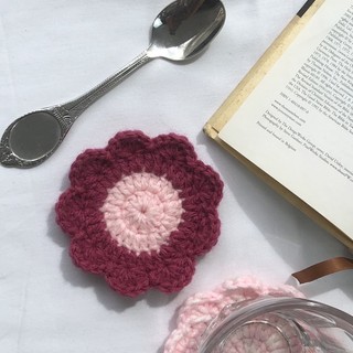 Lót ly len handmade