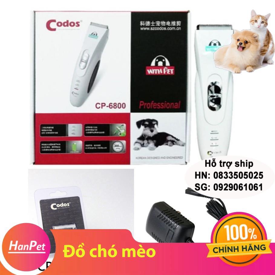 (Lẻ Phụ kiện) Tonder Codos CP6800 - Lưỡi & Sạc Tông Đơ máy Chuyên Dụng Cắt và cạo Lông Chó Mèo