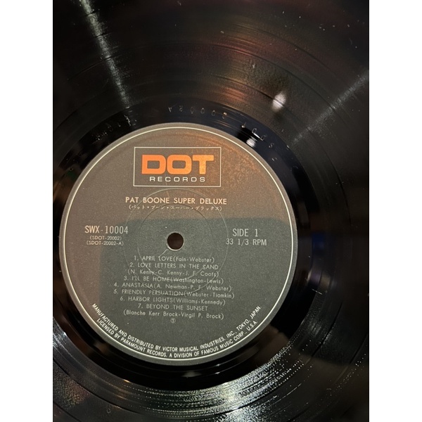 Đĩa than vinyl Jazz - PAT Boone