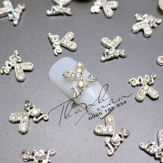 [ charm nail ] charm chữ love cao cấp