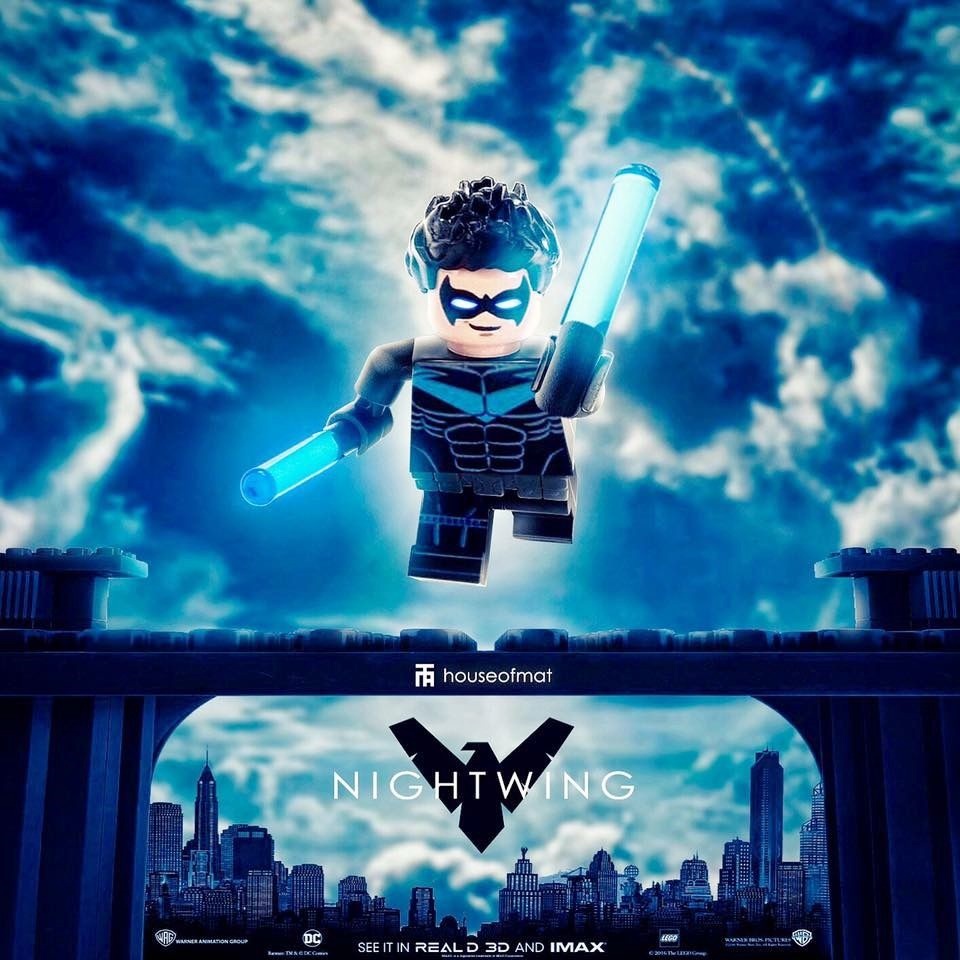Mô Hình Đồ Chơi Lắp Ráp Siêu anh hùng Nightwing - Vũ Trụ DC
