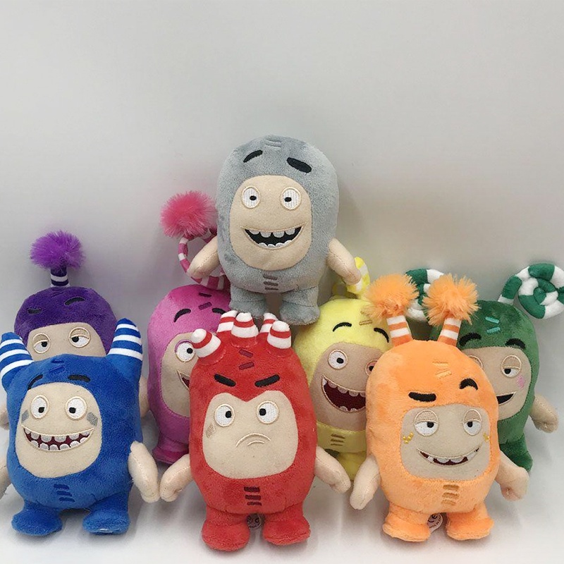 Gấu bông Oddbods Pogo Zee Jeff Fuse Slick 18cm / 30cm mềm mại dễ thương dành cho bé