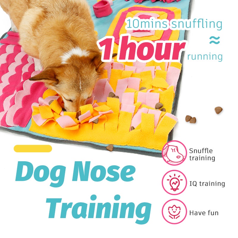 HamshMoc Đồ Chơi Thảm Lông Nhung Mềm Cho Cún Cưng IQ Giải Tỏa Căng Thẳng