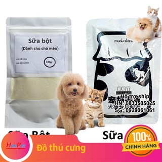 2 loại sữa chua & sữa bột thú cưng