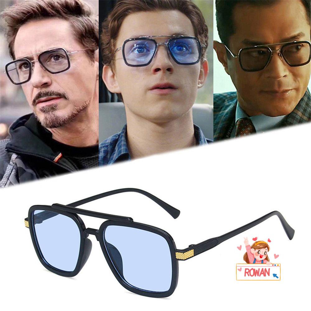 Rowans Tony Stark Kính Râm Vuông Sang Trọng