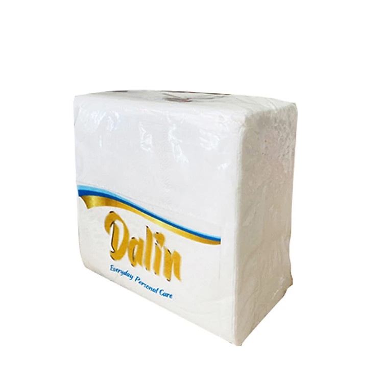 4 gói khăn giấy rút, giấy ăn vuông nhỏ DALIN cao cấp 150 tờ x 2 lớp