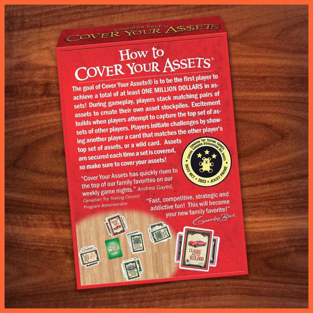 Bộ Thẻ Bài Trò Chơi Gia Đình Vui Nhộn Cho Thanh Thiếu Niên Và Người Lớn Che Phủ Tài Liệu Ông Bà Beck chunvn