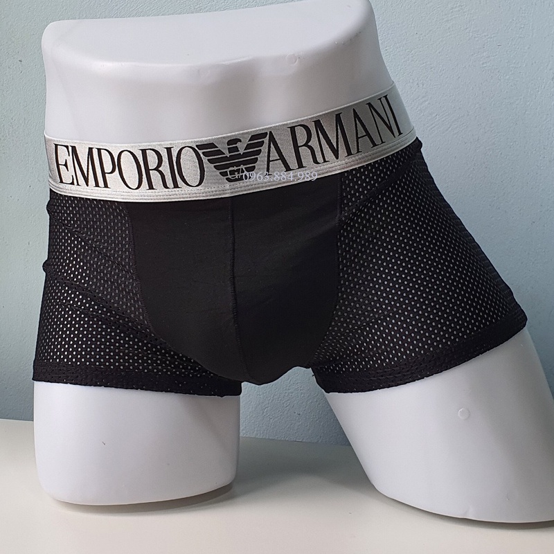 Hộp 3 quần sịp nam E.02 chất liệu thun thông hơi, cạp bạc bản rộng, nhiều màu cho anh em