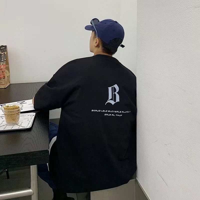 Áo thun nửa tay phong cách đường phố cao cấp Nam 3 màu S-5XL Size Cam Hợp thời trang Phiên bản rộng rãi Hip-Hop Quốc gia Áo sơ mi hợp thời trang Thiết kế cổ tròn Niche Half