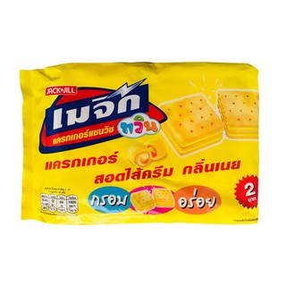 Bánh Magic Cracker Thái Lan Kẹp Kem Phô Mai (Túi 24 gói)