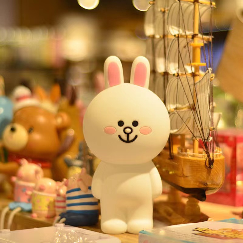 Hộp bút chì silicon hình gấu nâu dễ thương tại chỗ Hàn Quốc 2022