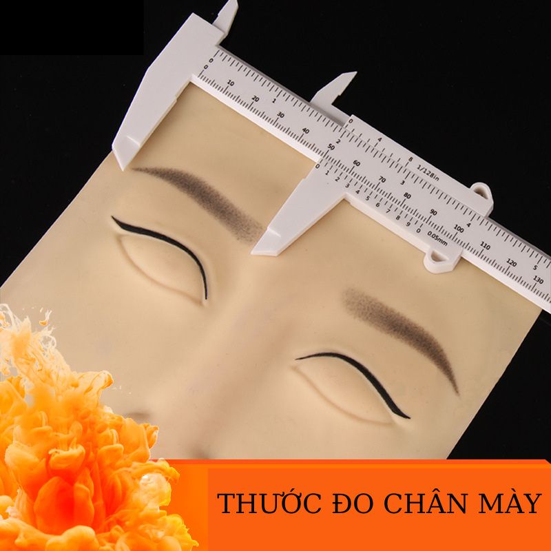 Thước mỏ vịt đo lông mày cân bằng - Giúp thợ xăm vẽ siêu nhanh, siêu cân