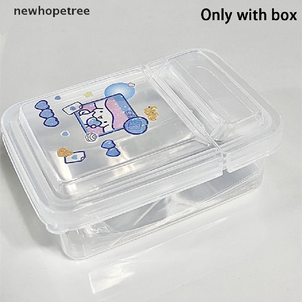 1 Hộp Nhựa Trong Suốt Đựng Trang Sức Có Nắp Đậy Tiện Dụng