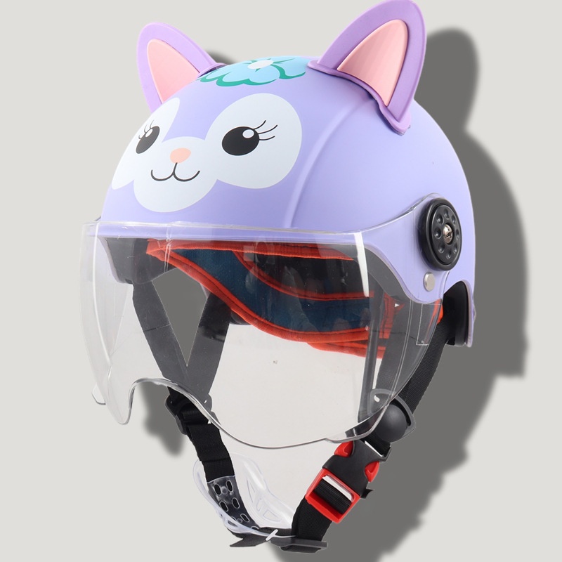 Mũ Bảo Hiểm Hình Tai Gấu Hoạt Hình Đáng Yêu Cho Trẻ Em