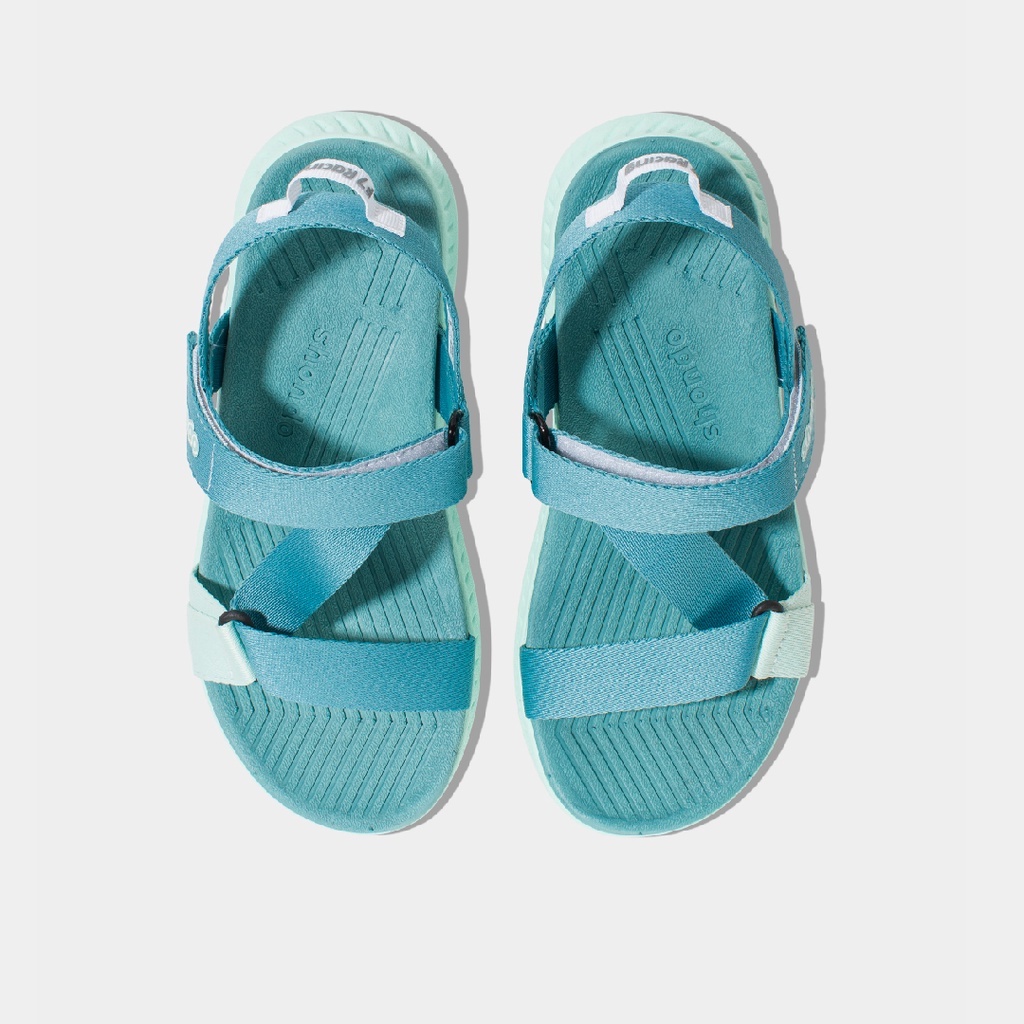 Giày Sandals Nam Nữ Shondo F7 Racing Xanh F7R3235