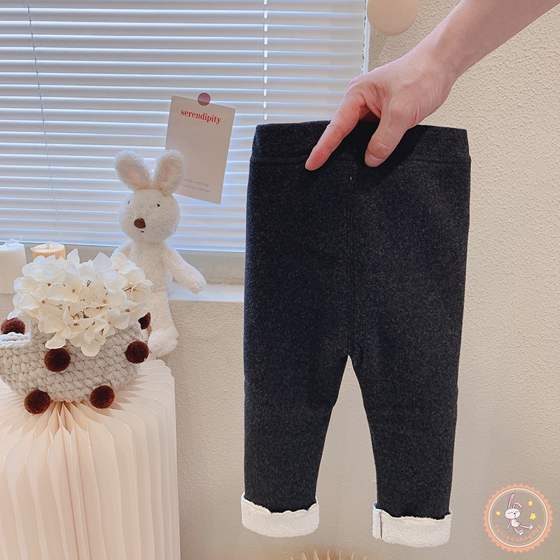Quần Legging Dày Lưng Thun In Họa Tiết Cherry Cho Bé Gái