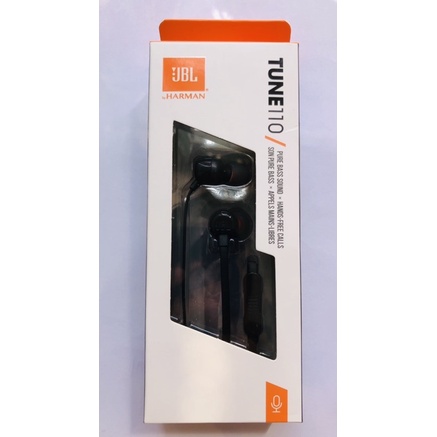 Tai nghe nhét tai EP JBL T110  - Hàng Chính Hãng