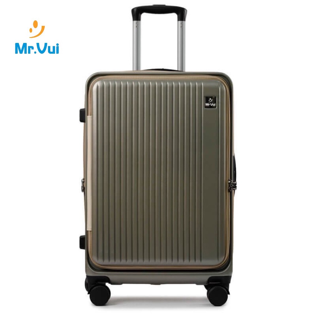 Vali nhựa Mr Vui VLC205 size 24 inch vali ký gửi thời trang (64 x 41 x 33 cm)