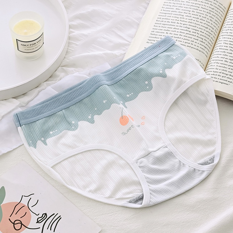 Quần lót nữ cotton viền ren hình gấu dễ thương cute quyến rũ đẹp đồ lót 001