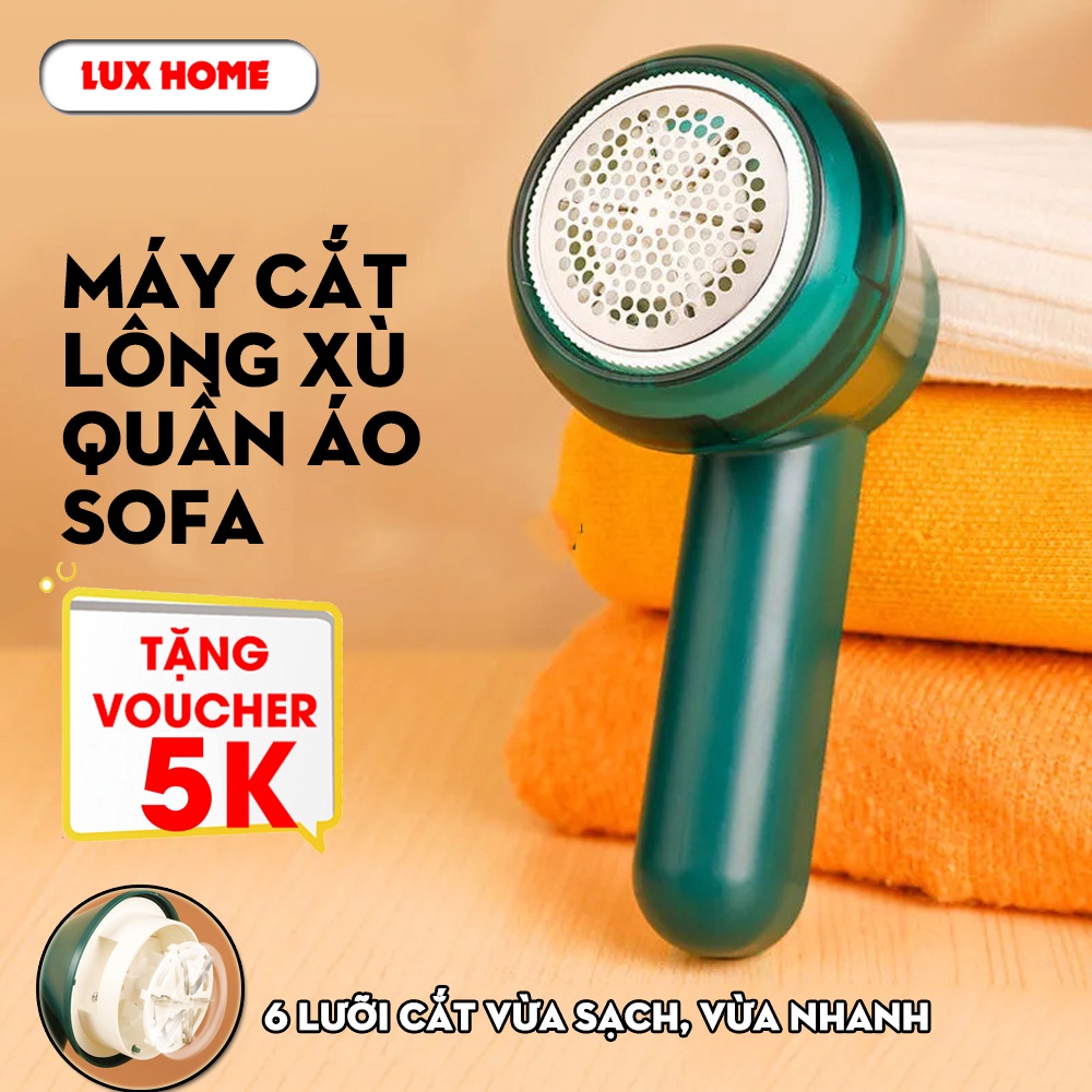 Máy cắt lông xù quần áo mini cầm tay có sạc nhanh tiện dụng