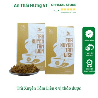 Trà thảo mộc xuyên tâm liên Thái Hưng (9 vị  thảo mộc) 25 túi lọc , giúp tăng sức đề kháng, hỗ trợ tăng cường sức khỏe
