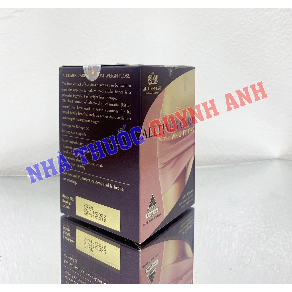 VIÊN GIẢM CÂN ALLTIMES CARE - PLATINUM WEIGHTLOSS