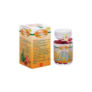 Viên uống dầu gấc vinaga - dha 100 viên - bổ mắt, đẹp da / vien gac dau gac